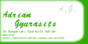 adrian gyurasits business card
